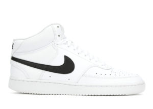 Nike Court Vision Mid White Black White/White/Black (CD5466-101)