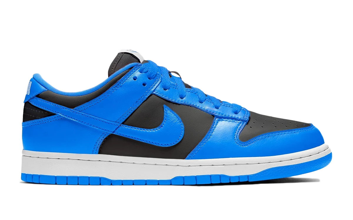 Nike Dunk Low Retro Black Hyper Cobalt Mens