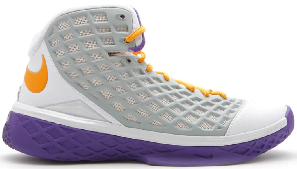 Nike Kobe 3 Lakers Metallic Silver/Canyon Gold-Varsity Purple (318090-072)