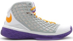 Nike Kobe 3 Lakers Metallic Silver/Canyon Gold-Varsity Purple (318090-072)