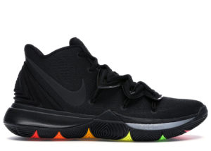 Nike  Kyrie 5 Black Rainbow Soles Black/Black-Black (AO2918-001/A02919-001)