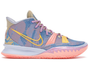 Nike Kyrie 7 Expressions Blue/Orange-Crimson-Pink (DC0589-003/DC0588-003)