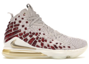 Nike  LeBron 17 Harlem Fashion Row Desert Sand/Metallic Gold-Cedar (CT3466-001/CT3467-001)