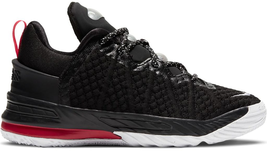 Nike LeBron 18 Bred (PS) Black/White-University Red (CT4710-001)