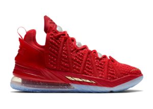 Nike Lebron 18 X-Mas in LA Red/Gold/Ice Blue (DB8148-601)