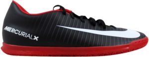 Nike MercurialX Vortex IC Black Black/White-Dark Grey (831970-002)