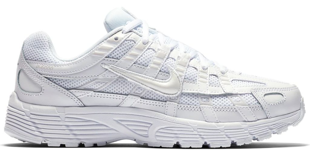 Nike P 6000 Triple White (W) White/Platinum Tint-White (BV1021-102)