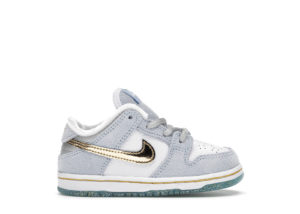 Nike SB Dunk Low Sean Cliver (TD) Ice Blue/White-Metallic Gold-Metallic Silver (DJ2520-400)