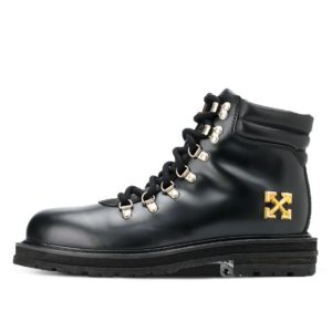 Off-White Arrows Applique Hiking Boots (OMIA185E20LEA0021019)