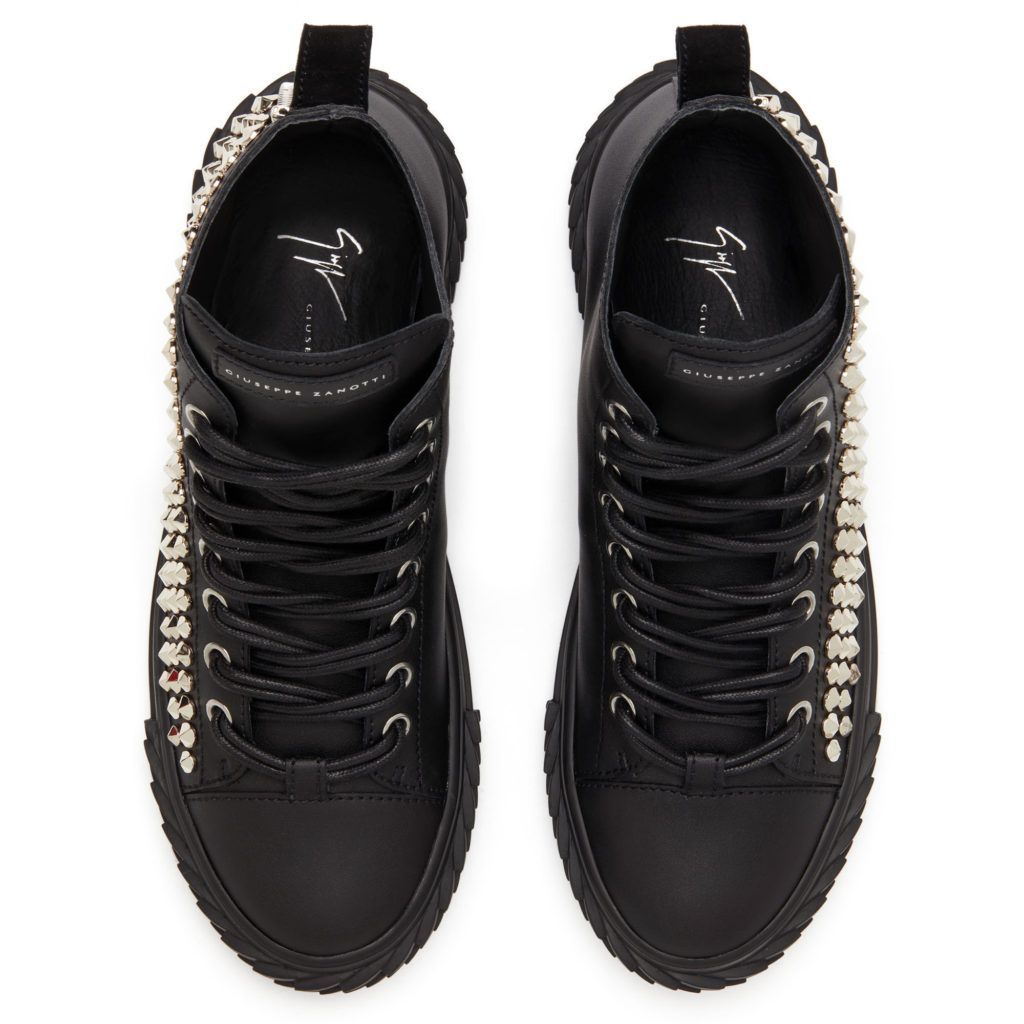 Giuseppe Zanotti BLABBER Mid Top Black (22980) (4)