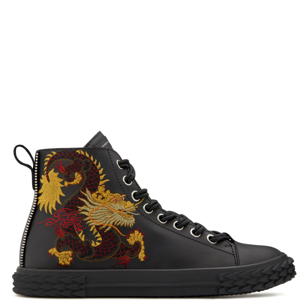 Giuseppe Zanotti BLABBER Mid Top Black (23054) (2)