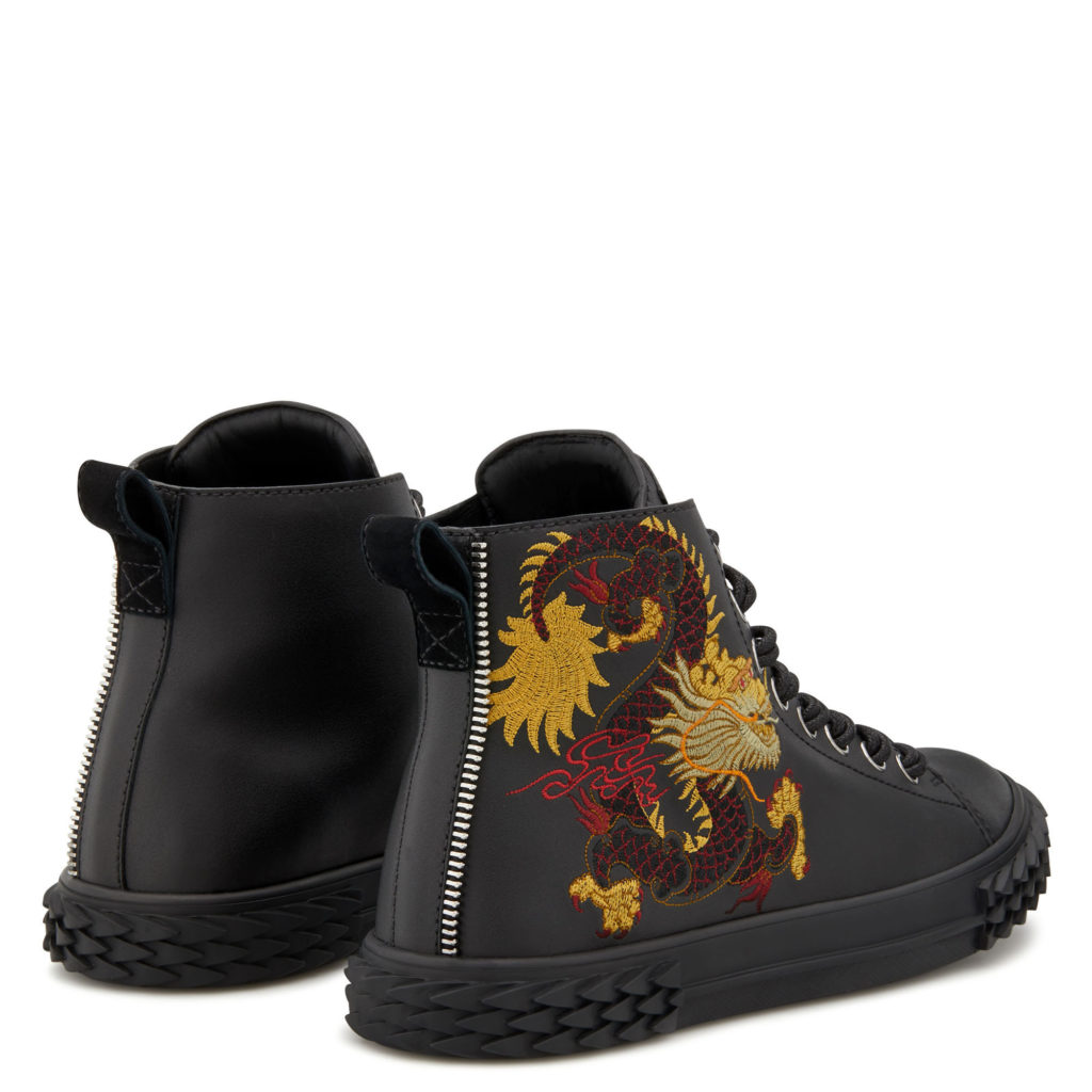 Giuseppe Zanotti BLABBER Mid Top Black (23038) (3)