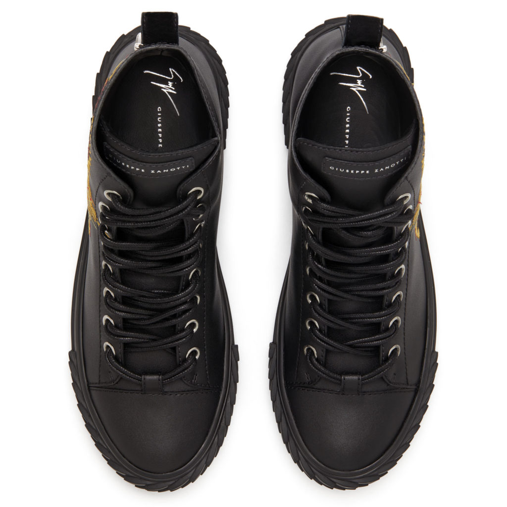 Giuseppe Zanotti BLABBER Mid Top Black (23038) (4)
