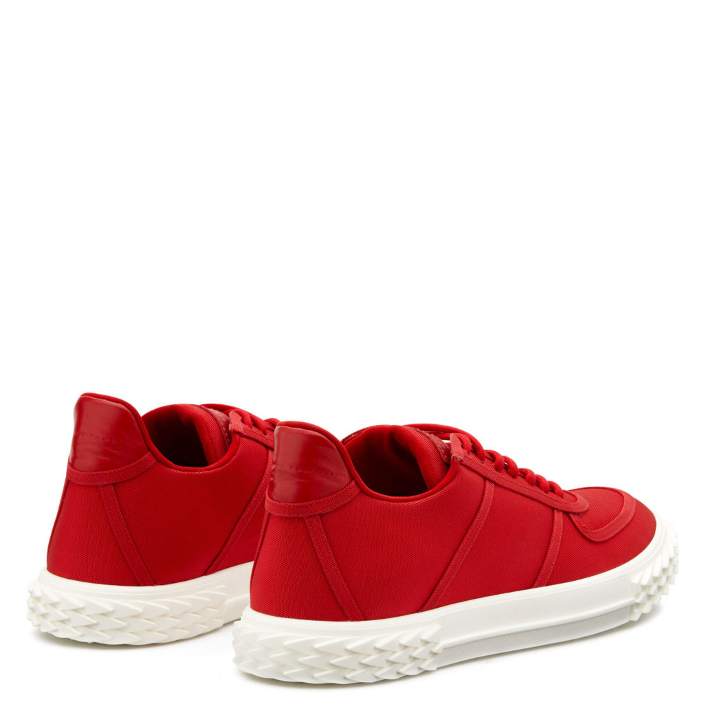 Giuseppe Zanotti BLABBER Low Top Sneakers Red (23166) (3)