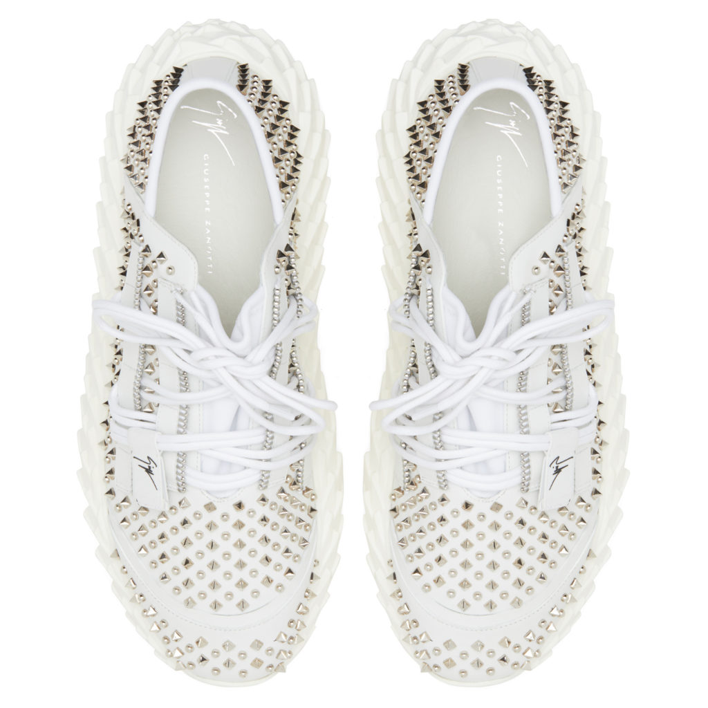 Giuseppe Zanotti URCHIN Low Top Sneakers White (19118) (4)