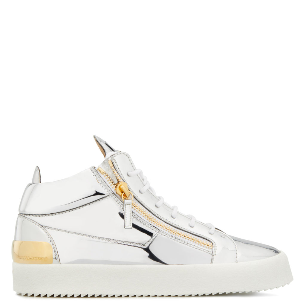 Giuseppe Zanotti KRISS Mid Top Silver (23315) (2)