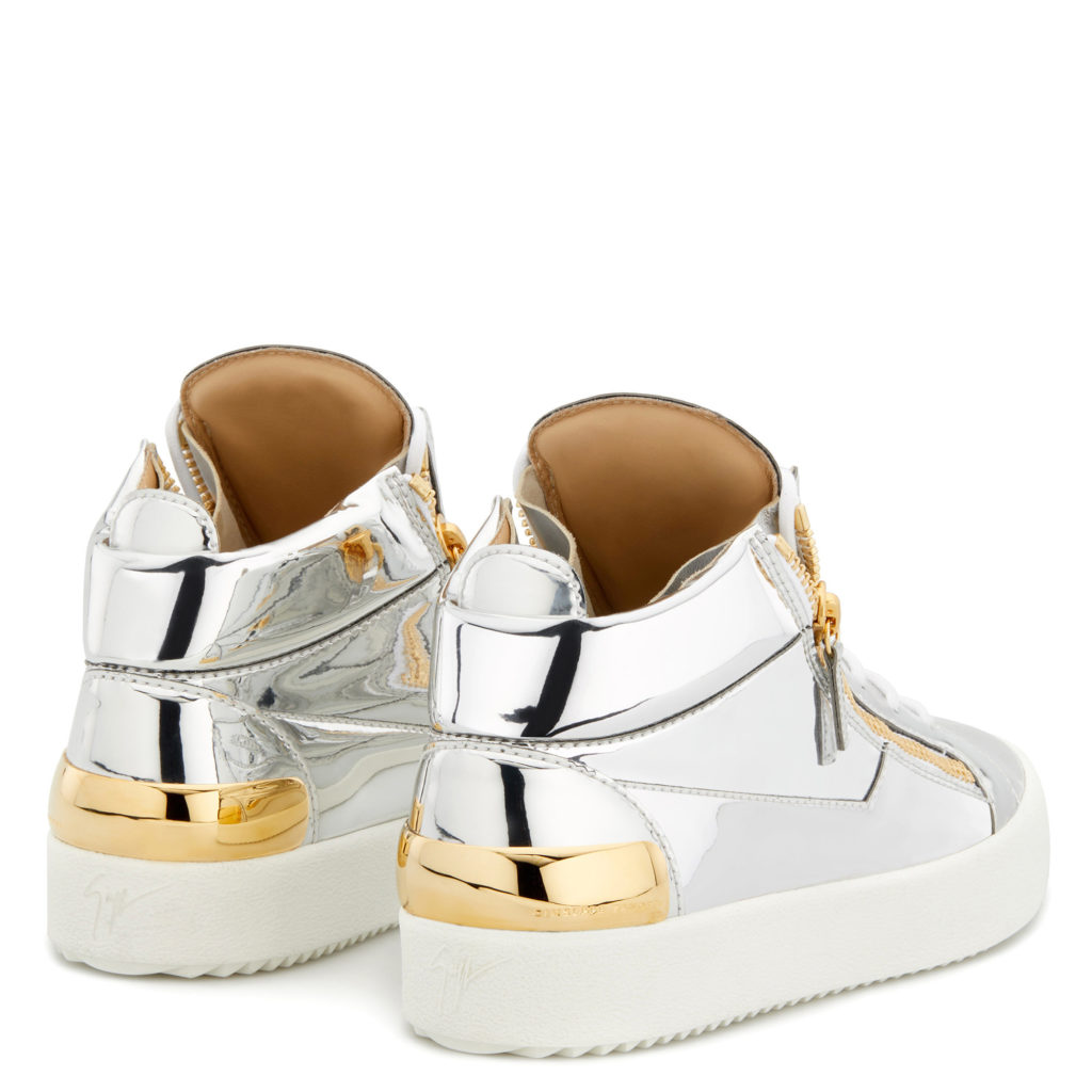 Giuseppe Zanotti KRISS Mid Top Silver (23315) (3)
