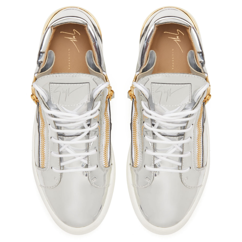 Giuseppe Zanotti KRISS Mid Top Silver (23315) (4)