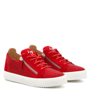 Giuseppe Zanotti FRANKIE Low Top Sneakers Red (23371)