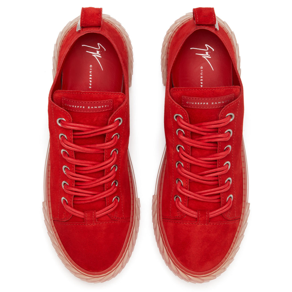 Giuseppe Zanotti BLABBER JELLYFISH Low Top Red (23504) (4)