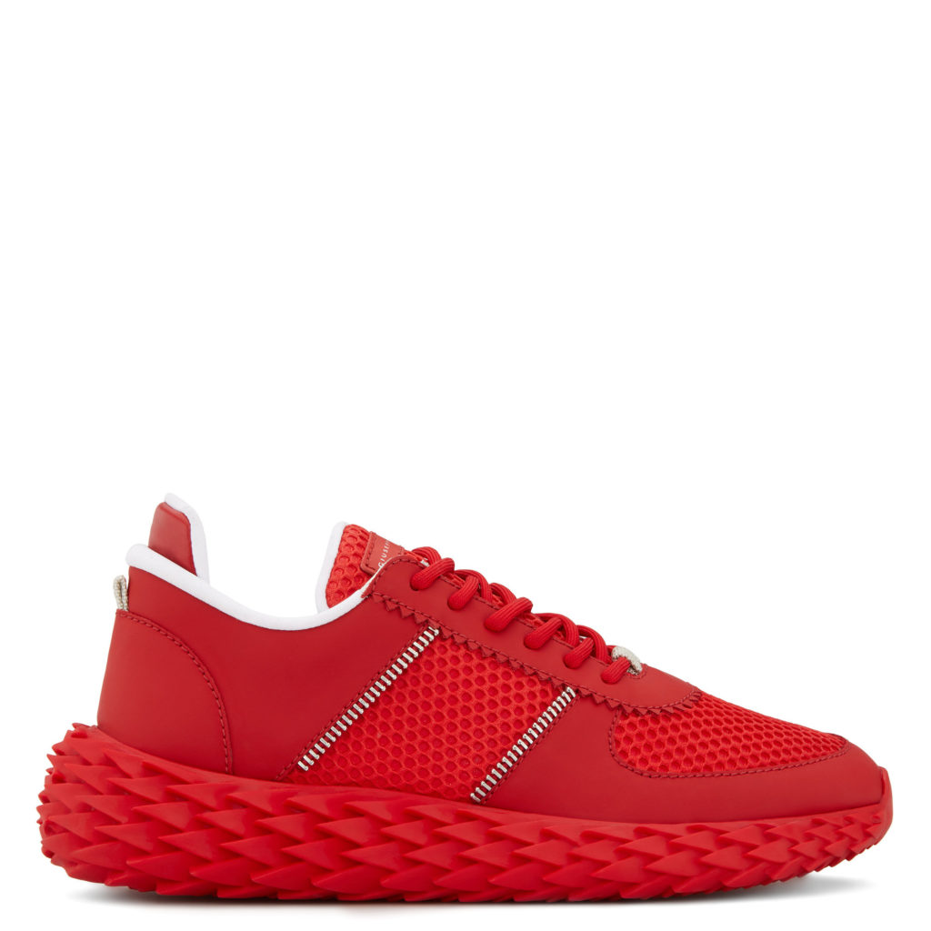 Giuseppe Zanotti URCHIN Low Top Sneakers Red (23560) (2)
