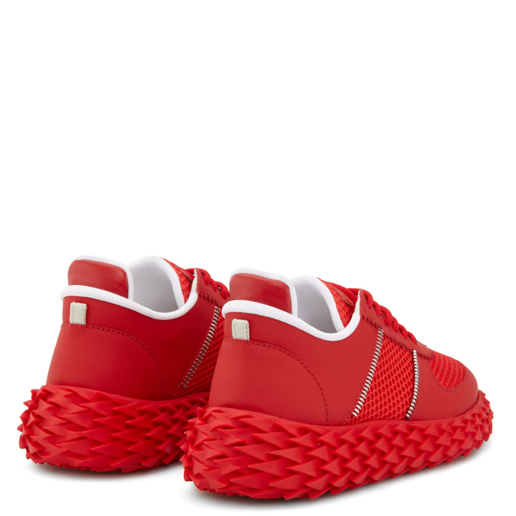 Giuseppe Zanotti URCHIN Low Top Sneakers Red (23555) (3)