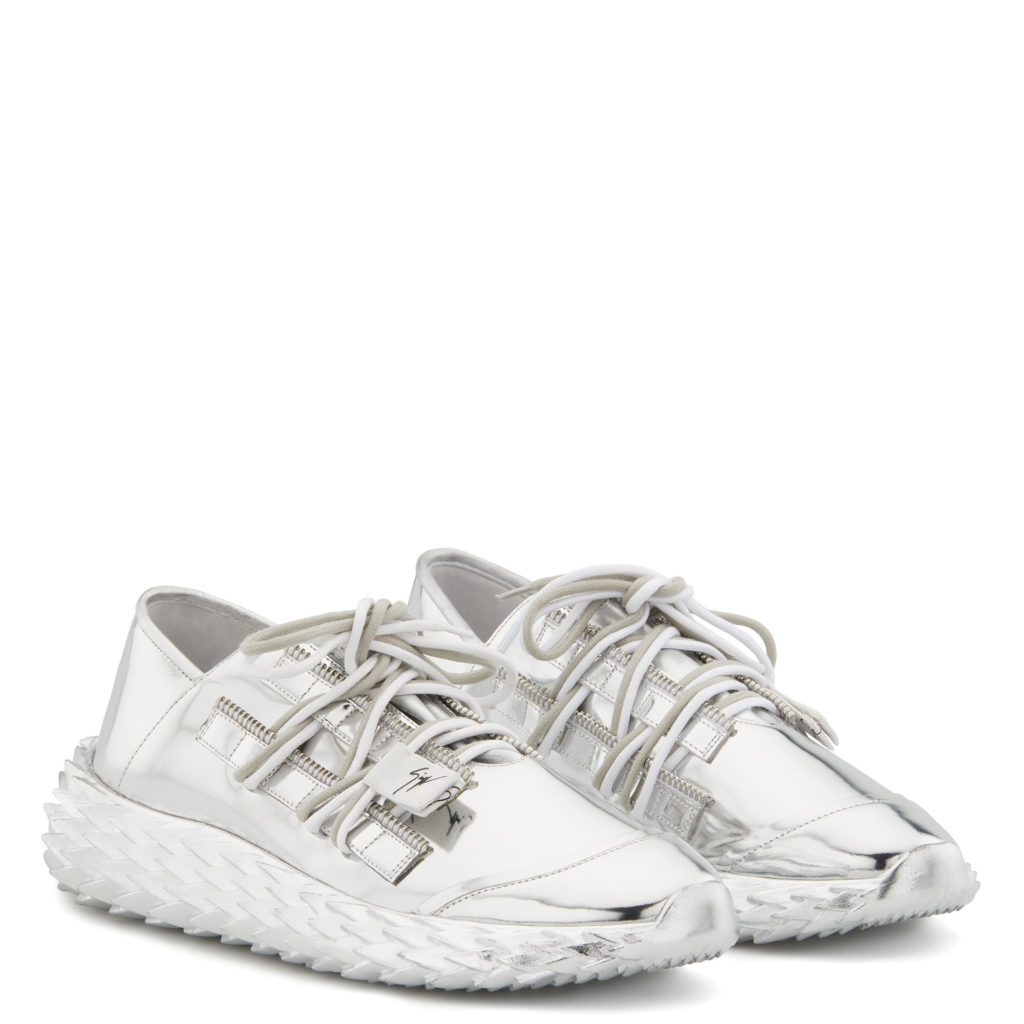 Giuseppe Zanotti URCHIN Low Top Silver (23633)