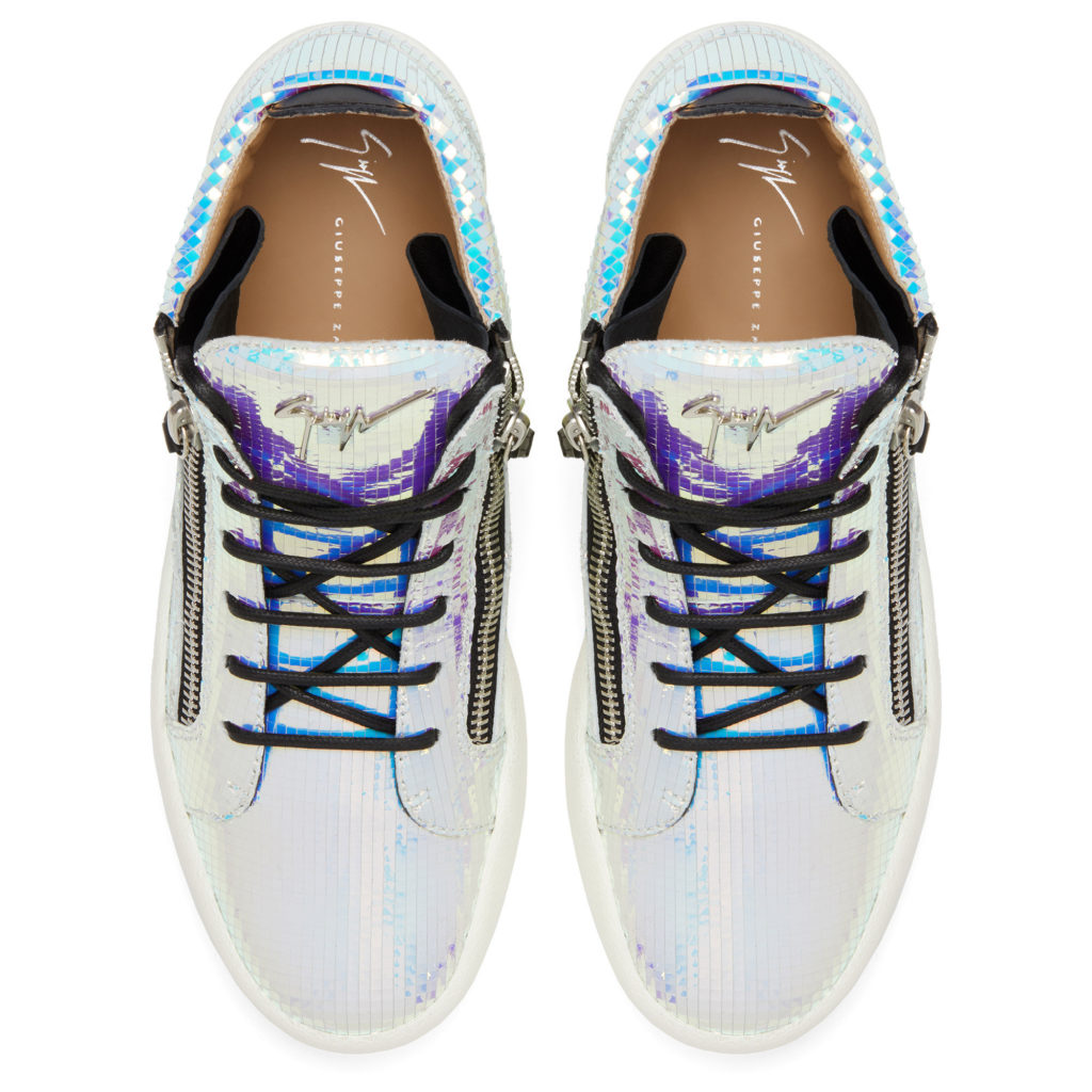 Giuseppe Zanotti KRISS Mid Top Sneakers Multicolor (23870) (4)