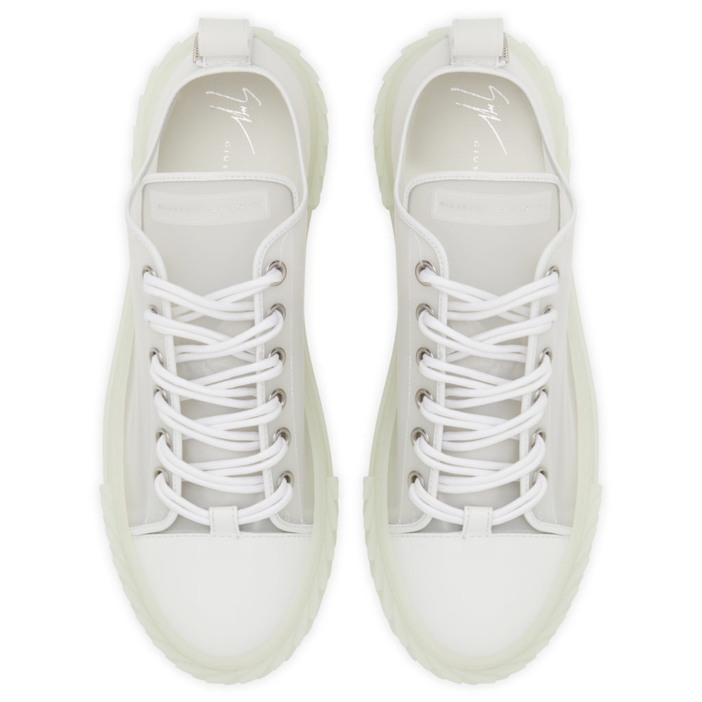 Giuseppe Zanotti BLABBER JELLYFISH Low Top Sneakers White (17705) (4)