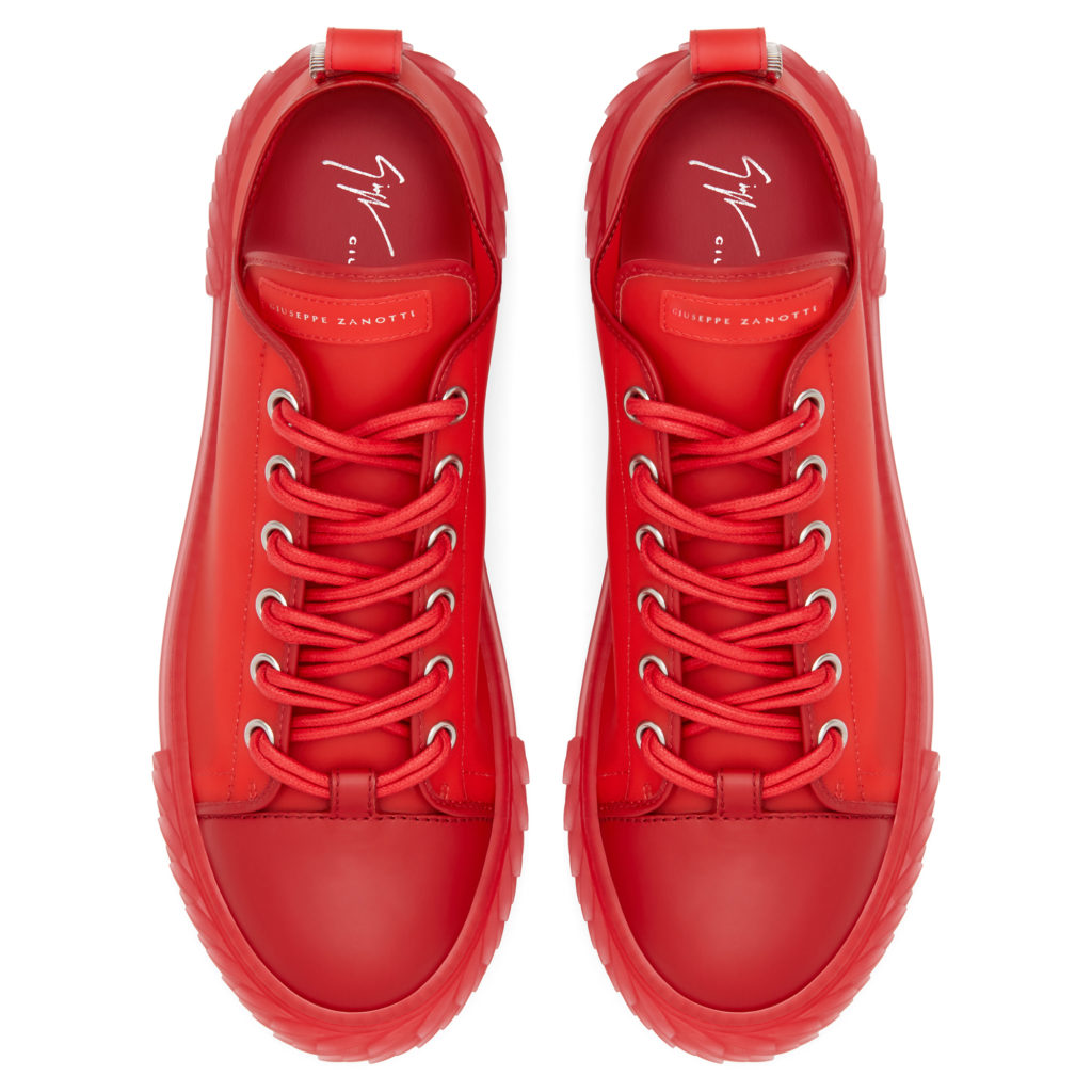 Giuseppe Zanotti BLABBER JELLYFISH Low Top Red (17730) (4)