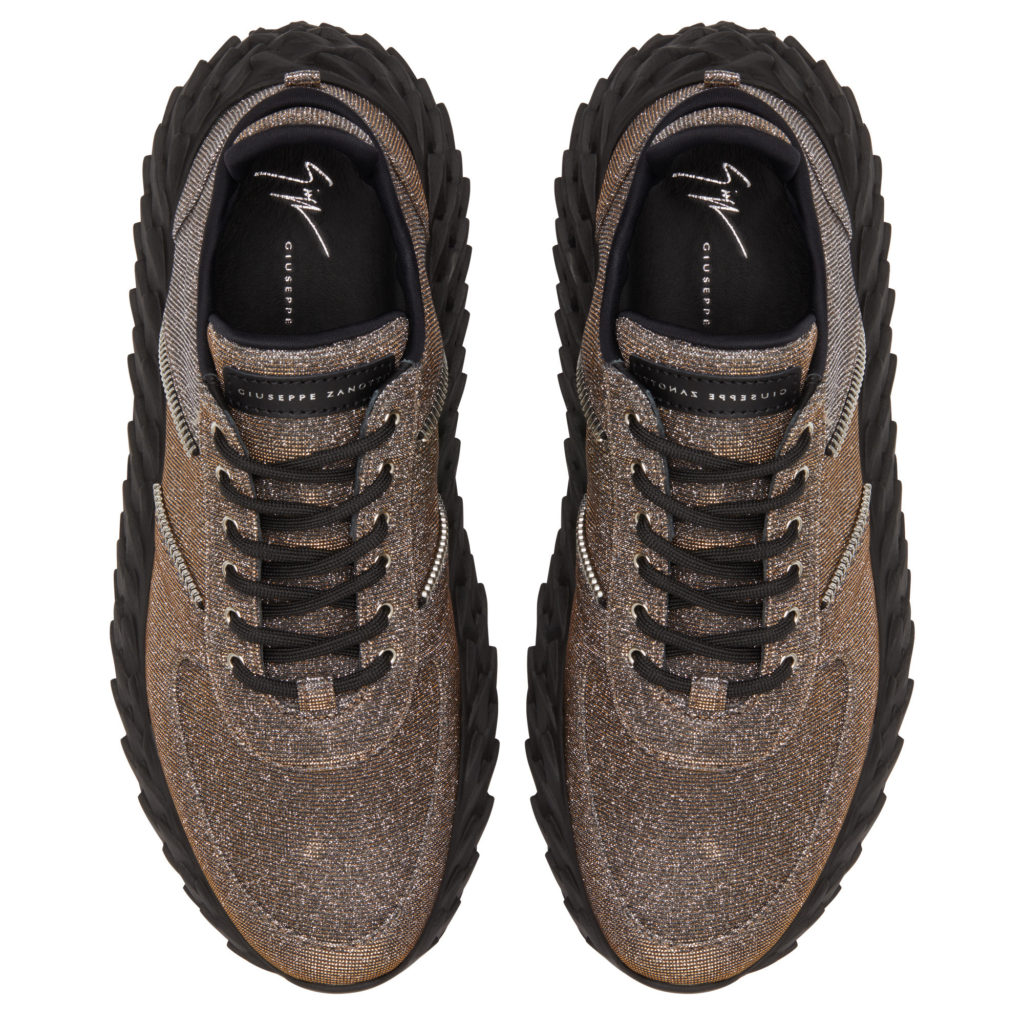 Giuseppe Zanotti URCHIN Low Top Sneakers Gold (17772) (4)