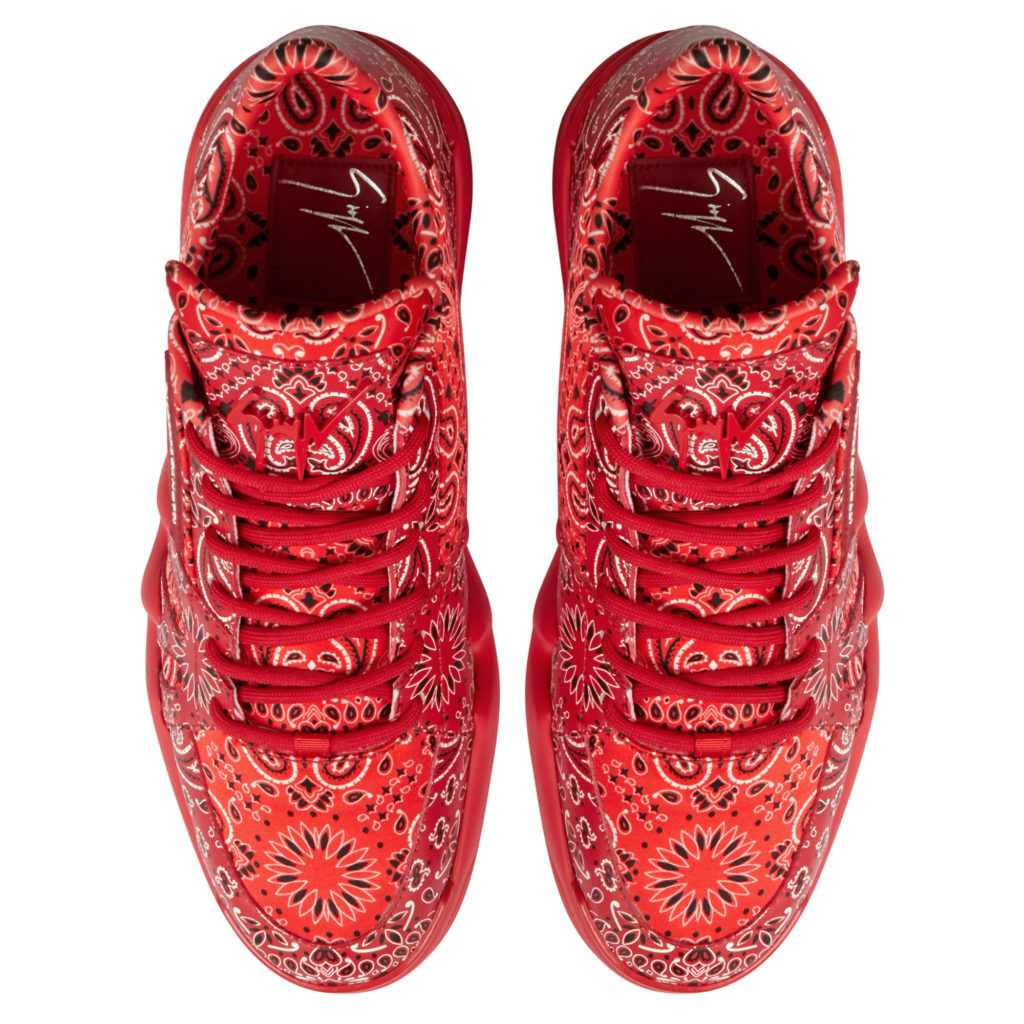 Giuseppe Zanotti TALON Low Top Sneakers Red (84585) (4)