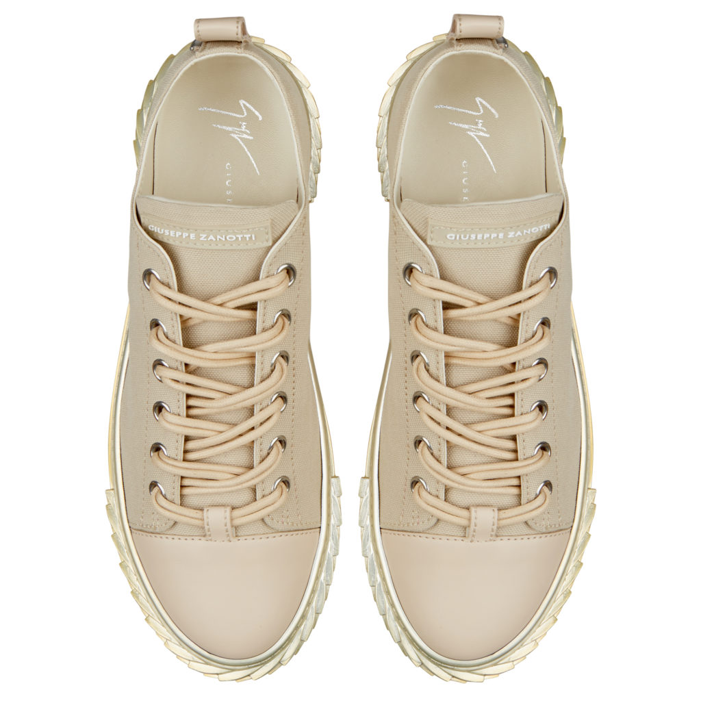 Giuseppe Zanotti BLABBER Low Top Sneakers Beige (82709) (4)