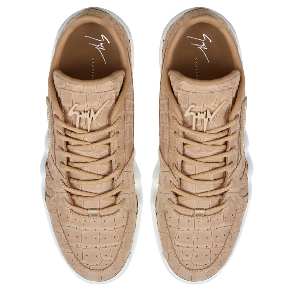 Giuseppe Zanotti TALON Low Top Sneakers Beige (82548) (4)