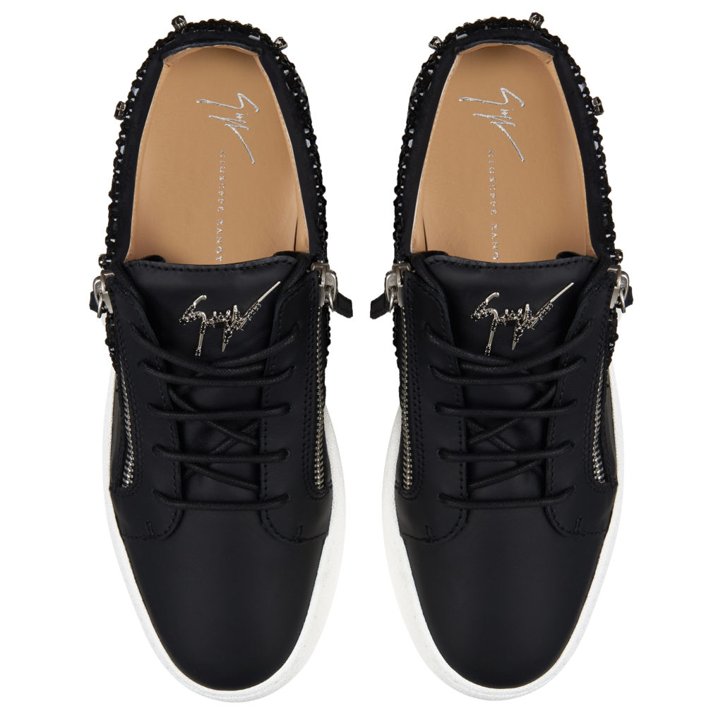 Giuseppe Zanotti FRANKIE Low Top Sneakers Black (82117) (4)
