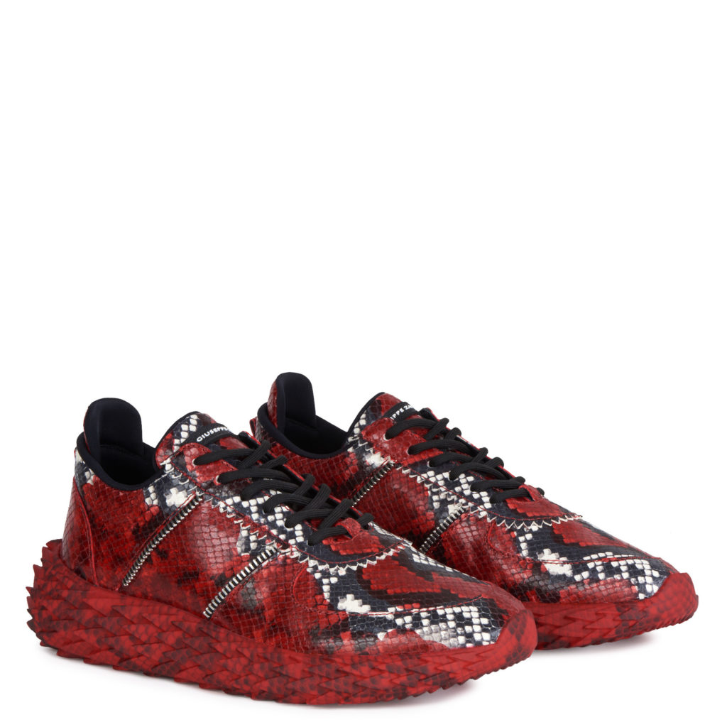 Giuseppe Zanotti URCHIN Low Top Red (82578)
