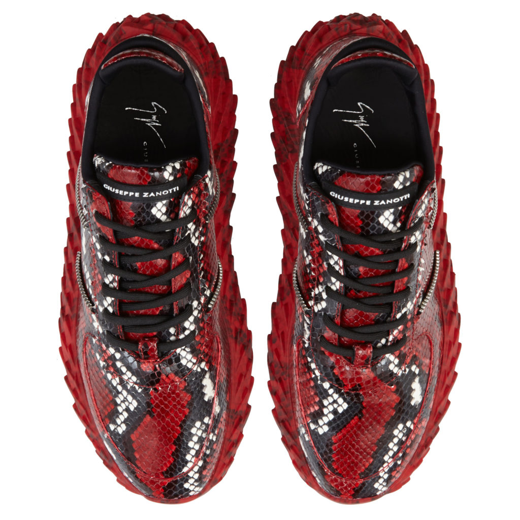 Giuseppe Zanotti URCHIN Low Top Sneakers Red (82575) (4)