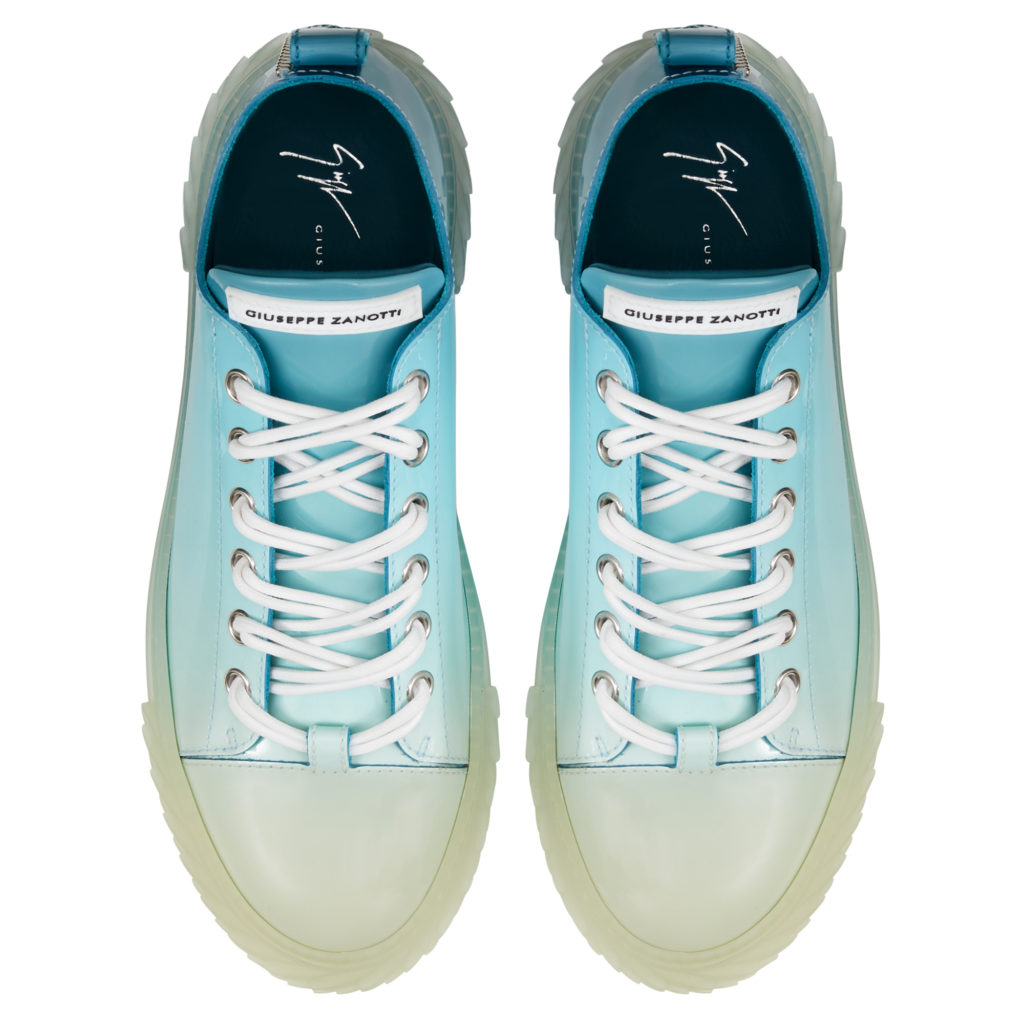 Giuseppe Zanotti BLABBER Low Top Sneakers Blue (84857) (4)