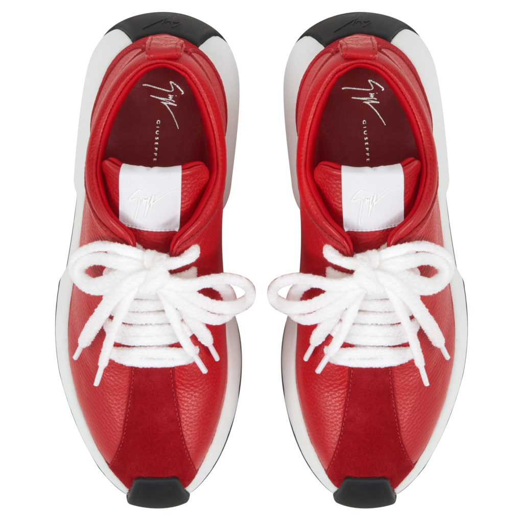 Giuseppe Zanotti GIUSEPPE ZANOTTI FEROX Low Top Sneakers Red (84495) (4)