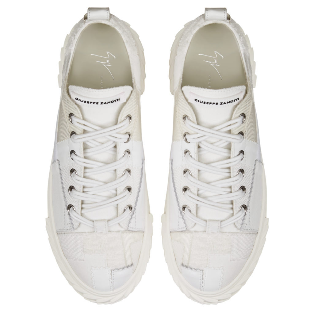 Giuseppe Zanotti BLABBER CRAFT Low Top Sneakers White (83411) (4)