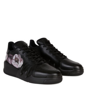 Giuseppe Zanotti FOREVER BLOOM Low Top Sneakers Black (86782)