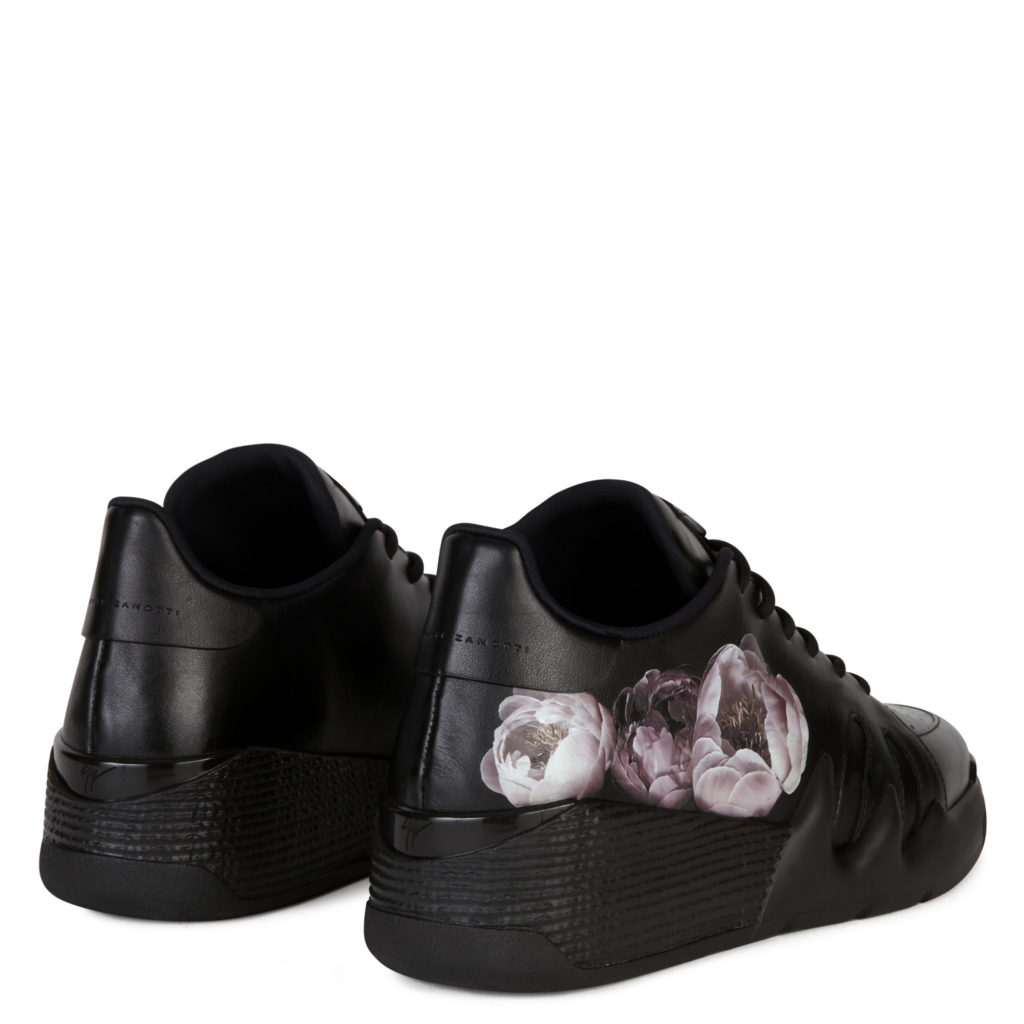 Giuseppe Zanotti FOREVER BLOOM Low Top Sneakers Black (86782) (3)