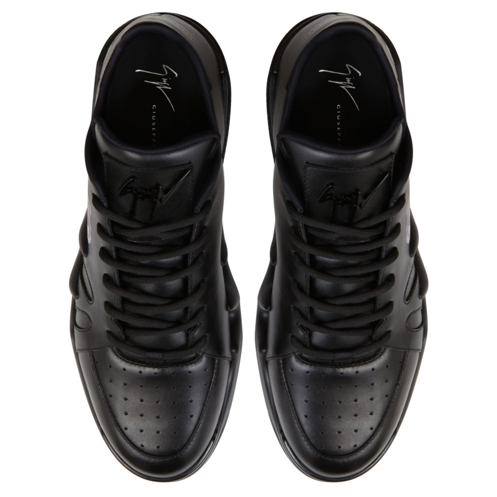 Giuseppe Zanotti FOREVER BLOOM Low Top Sneakers Black (86782) (4)