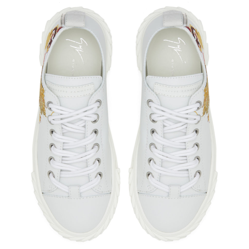Giuseppe Zanotti BLABBER Low Top Sneakers White (24054) (4)