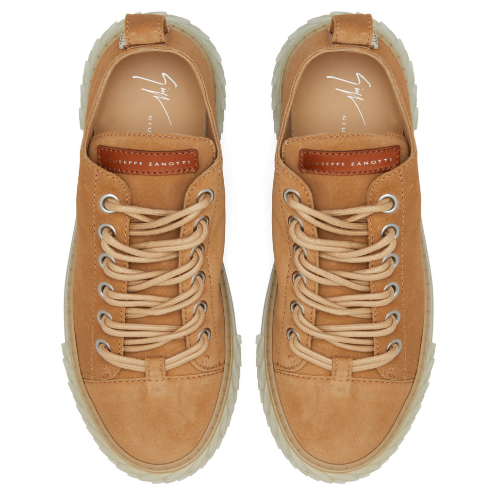 Giuseppe Zanotti BLABBER JELLYFISH Low Top Sneakers Brown (24126) (4)