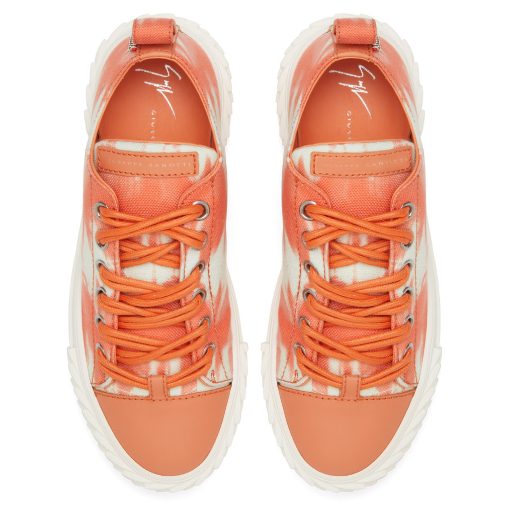Giuseppe Zanotti BLABBER Low Top Sneakers Orange (24221) (4)