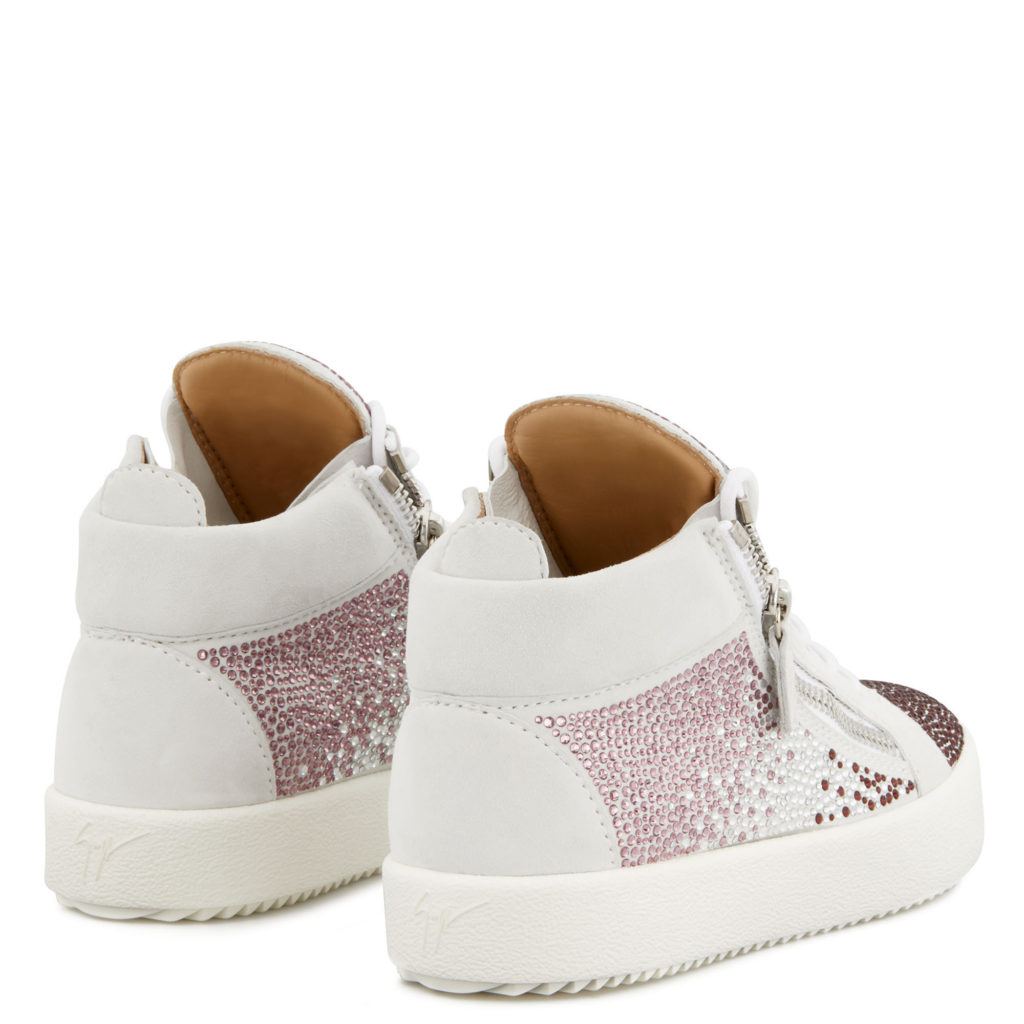 Giuseppe Zanotti KRISS Mid Top Sneakers White (24352) (3)