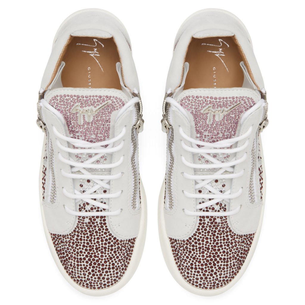 Giuseppe Zanotti KRISS Mid Top Sneakers White (24352) (4)