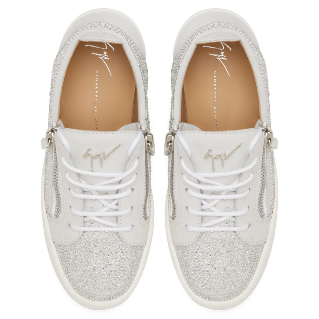 Giuseppe Zanotti GAIL Low Top Sneakers White (24370) (4)