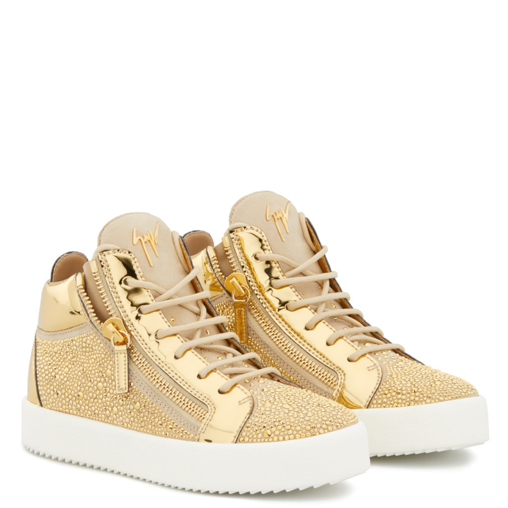 Giuseppe Zanotti KRISS TWINKLE Mid Top Beige (24400)